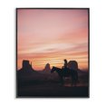 thumbnail image 1 of Stupell Industries Rustic Lodge Desert Cowgirl at Sunset Black Framed Giclee Art, 11 x 14, by A Barefoot Stylist, 1 of 8