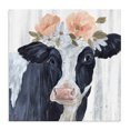 thumbnail image 1 of Stupell Industries Rustic Lodge Farm Cow Floral Daisy Blooms Canvas Art, 24 x 24, by Annie Warren, 1 of 7