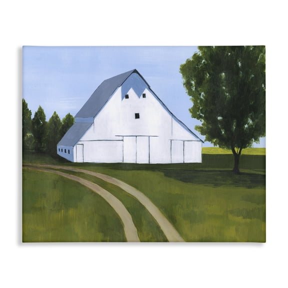 Stupell Industries Rustic Lodge Farmland Fields And Barn Canvas Art, 30 x 24, by Grace Popp