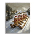 thumbnail image 1 of Stupell Industries Rustic Lodge Gingerbread Snow Day Sledding Gray Framed Giclee Art, 24 x 30, by Arlington Prints, 1 of 8
