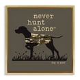 thumbnail image 1 of Stupell Industries Rustic Lodge Gold Floating Frame Canvas Art, 18 x 18, by Dog Is Good, 1 of 8