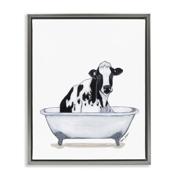 Stupell Industries Rustic Lodge Gray Floating Frame Canvas Art, 25 x 31, by Ashley Justice