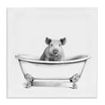 thumbnail image 1 of Stupell Industries Rustic Lodge Hog in Bathtub Sketch Canvas Art, 17 x 17, by Victoria Borges, 1 of 7