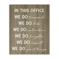 thumbnail image 1 of Stupell Industries Rustic Lodge In This Office Motivational Canvas Art, 16 x 20, by Lil' Rue, 1 of 8