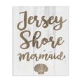 thumbnail image 1 of Stupell Industries Rustic Lodge Jersey Shore Mermaid Wood Plank Look Canvas Art, 30 x 40, by Lil' Rue, 1 of 7