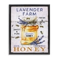 thumbnail image 1 of Stupell Industries Rustic Lodge Lavender Honey Farmhouse Black Floating Frame Canvas Art, 17 x 21, by Creatif Belle, 1 of 8