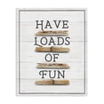 thumbnail image 1 of Stupell Industries Rustic Lodge Loads of Fun Clothespins Canvas Art, 16 x 20, by Elizabeth Tyndall, 1 of 8