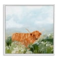 thumbnail image 1 of Stupell Industries Rustic Lodge Longhorn Cattle Country Field White Framed Giclee Art, 24 x 24, by June Erica Vess, 1 of 8