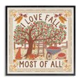 thumbnail image 1 of Stupell Industries Rustic Lodge Love Fall Scenery Black Framed Giclee Art, 12 x 12, by Laura Marshall, 1 of 8