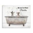 thumbnail image 1 of Stupell Industries Rustic Lodge Never Too Many Bubbles Dogs Canvas Art, 20 x 16, by Lori Deiter, 1 of 7