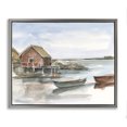 thumbnail image 1 of Stupell Industries Rustic Lodge Rowboats on Shore Gray Floating Frame Canvas Art, 31 x 25, by Ethan Harper, 1 of 8