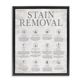 thumbnail image 1 of Stupell Industries Rustic Lodge Rustic Stain Removal Black Floating Frame Canvas Art, 17 x 21, by Lettered and Lined, 1 of 8