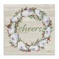 thumbnail image 1 of Stupell Industries Rustic Lodge Shells & Holly Cheers Canvas Art, 24 x 24, by Paul Brent, 1 of 8