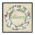thumbnail image 1 of Stupell Industries Rustic Lodge Shells & Holly Wreath Black Framed Giclee Art, 12 x 12, by Paul Brent, 1 of 8