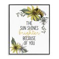 thumbnail image 1 of Stupell Industries Rustic Lodge Sun Shines Brighter Black Framed Giclee Art, 11 x 14, by Kim Allen, 1 of 8