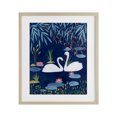 thumbnail image 1 of Stupell Industries Rustic Lodge Swan Pair on Blue Pond Birch Framed Print Under Glass, 13 x 16, by Nabeela Rumi, 1 of 8