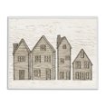 thumbnail image 1 of Stupell Industries Rustic Lodge Varied Neighborhood Houses White Framed Giclee Art, 20 x 16, by Ziwei Li, 1 of 7