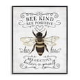 thumbnail image 1 of Stupell Industries Rustic Lodge Vintage Bee Phrases Black Framed Giclee Art, 11 x 14, by Lettered and Lined, 1 of 8