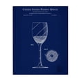 thumbnail image 1 of Stupell Industries Rustic Lodge Wine Glass Blueprint Canvas Art, 16 x 20, by Karl Hronek, 1 of 8