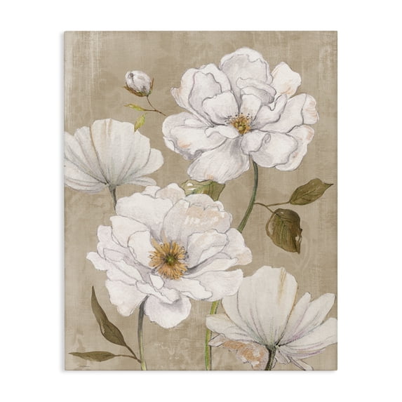 Stupell Industries Traditional Rustic Magnolia Blooms Canvas Art, 16 x 20, by Carol Robinson