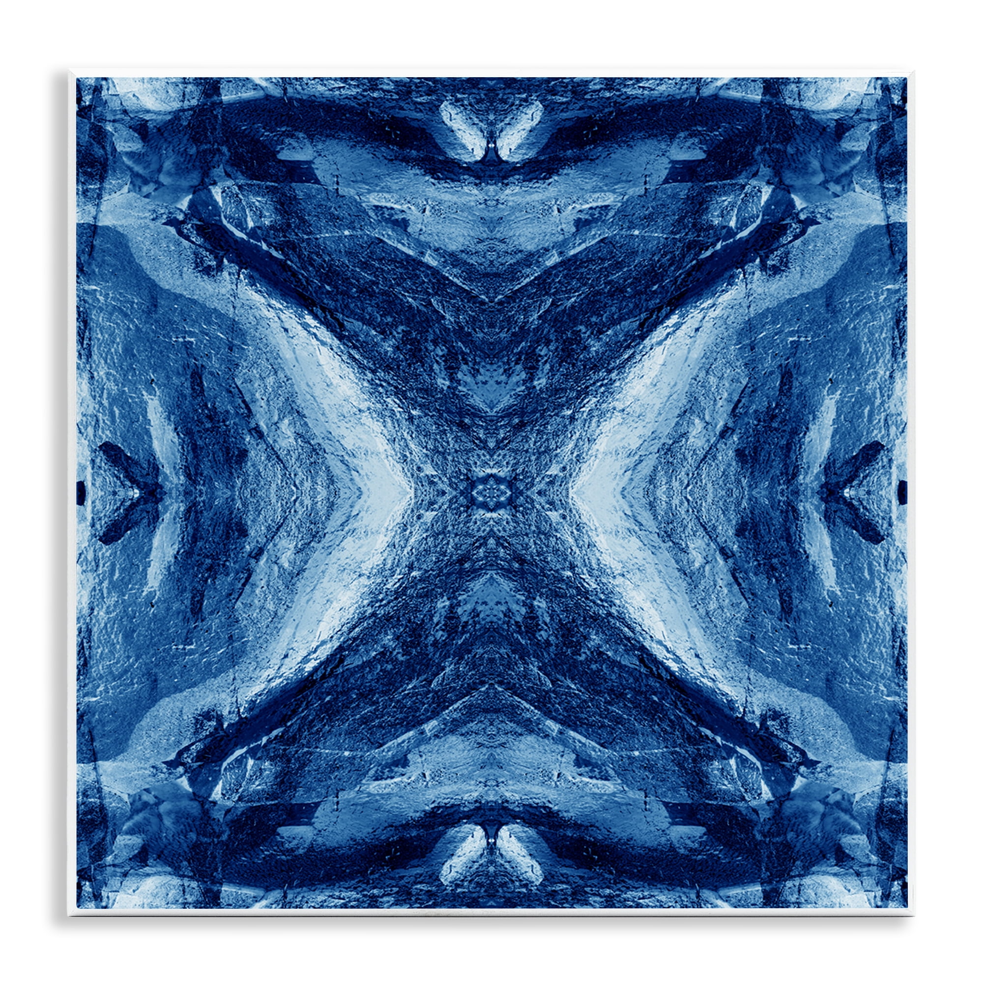 Stupell Industries Rustic Mirrored Motif Abstract Painting Unframed Art Print Wall Art, 12 x 12