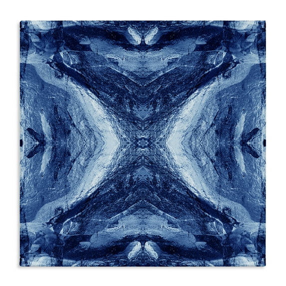 Stupell Industries Rustic Mirrored Motif Abstract Painting Wrapped Canvas Art Print Wall Art, 36 x 36