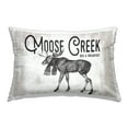thumbnail image 1 of Stupell Industries Rustic Moose Creek Decorative Printed Throw Pillow, 14 x 20, 1 of 5