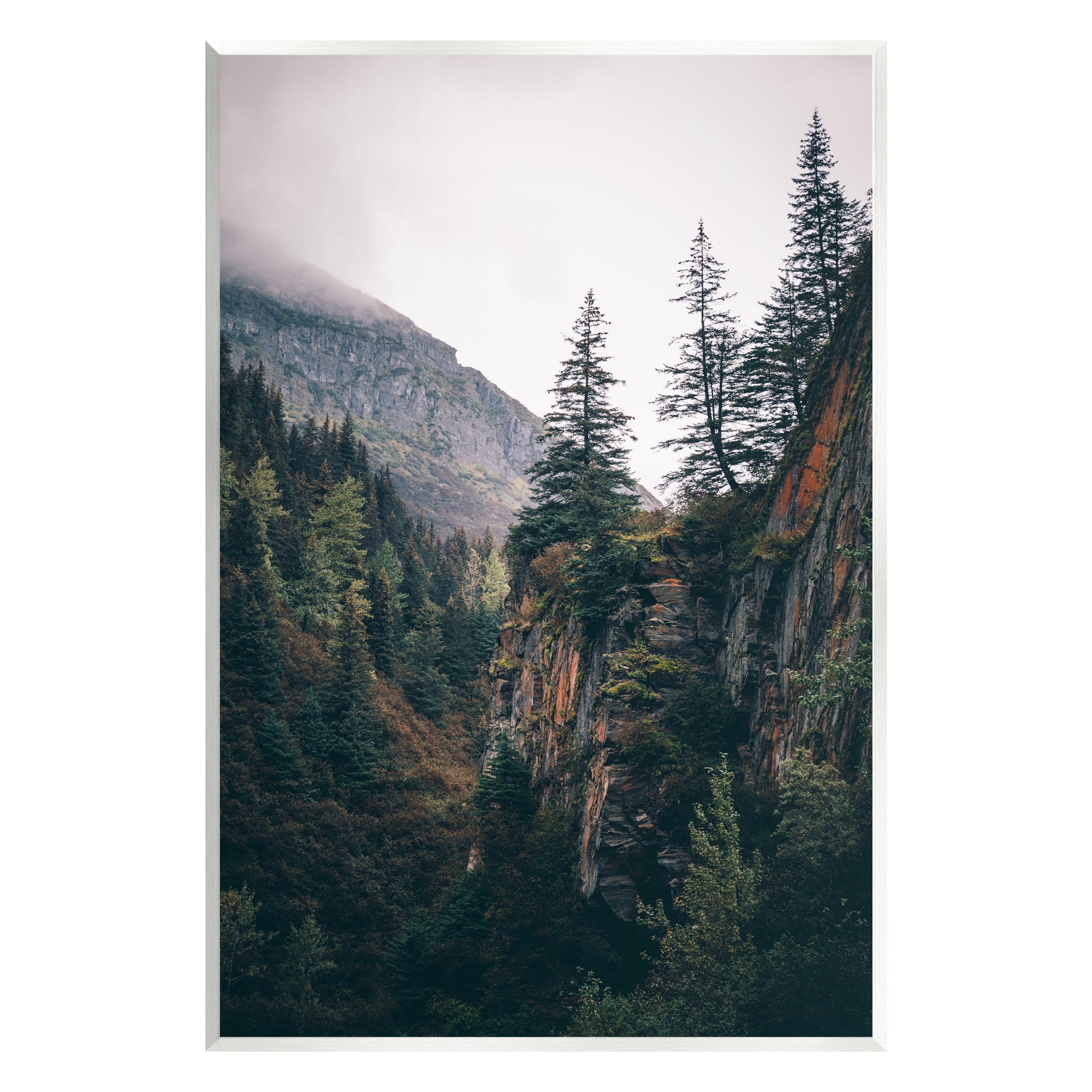 Stupell Industries Rustic Mountain Landscape Landscape Photography Unframed Art Print Wall Art, 10 x 15