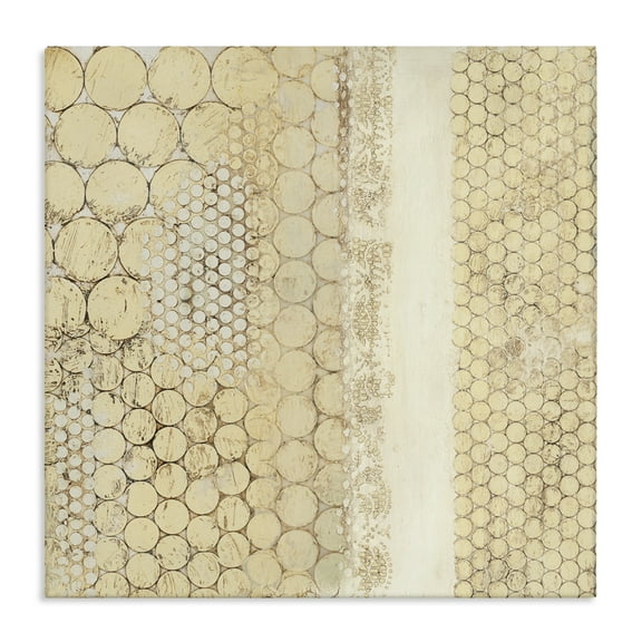 Stupell Industries Rustic Natural Pattern Abstract Painting Gallery Wrapped Canvas Art Print Wall Art, 17 x 17