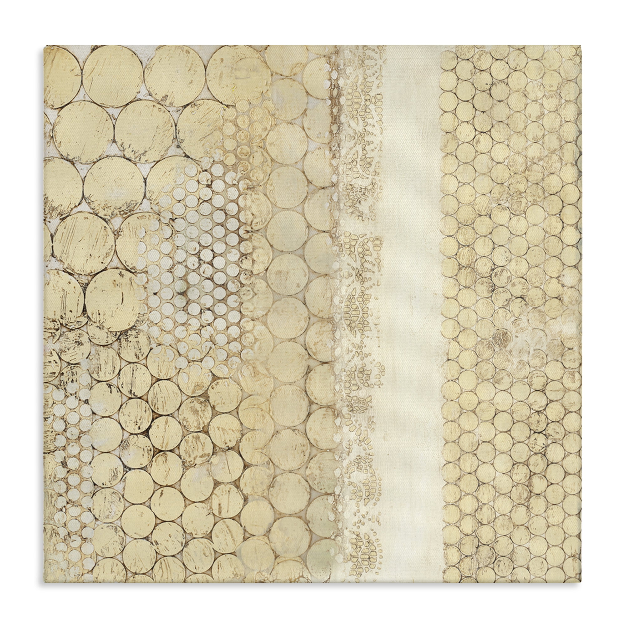 Stupell Industries Rustic Natural Pattern Abstract Painting Gallery Wrapped Canvas Art Print Wall Art, 30 x 30