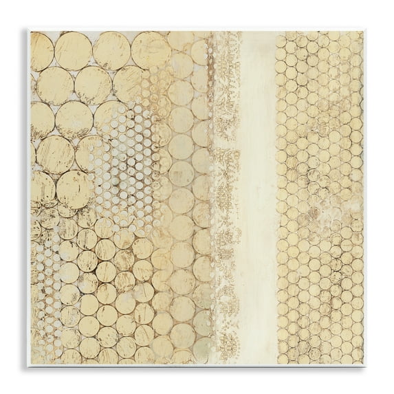 Stupell Industries Rustic Natural Pattern Abstract Painting Unframed Art Print Wall Art, 12 x 12