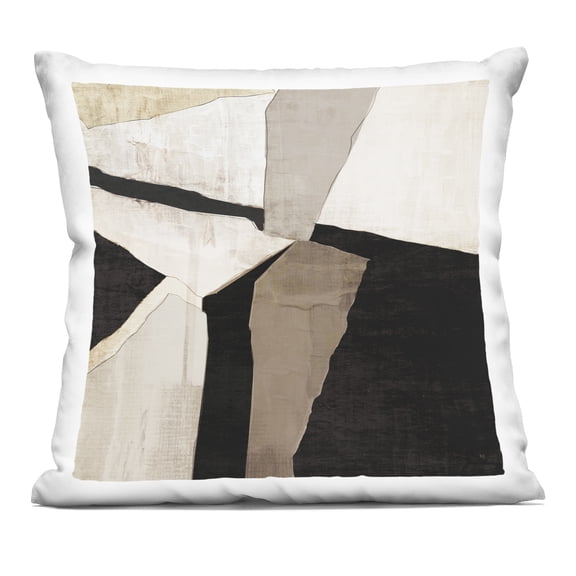Stupell Industries Rustic Neutral Fragments Decorative Printed Throw Pillow, design by Susan Jill