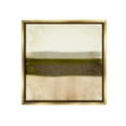 thumbnail image 1 of Stupell Industries Rustic Neutral Horizon Abstract Painting Gold Floater Framed Canvas Art Print Wall Art, 18 x 18, 1 of 10