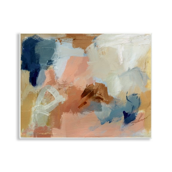 Stupell Industries Rustic Neutrals Painting Abstract Painting Unframed Art Print Wall Art, 14 x 11