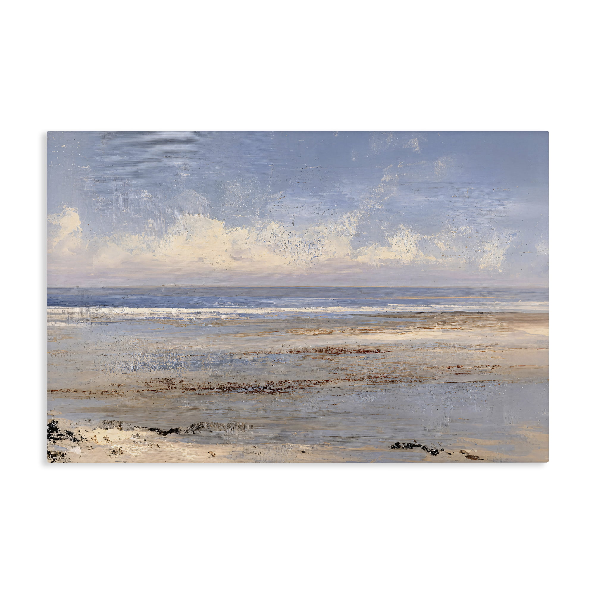 Stupell Industries Rustic Ocean Horizon Impression Canvas Wall Art, design by Jacky Ngan