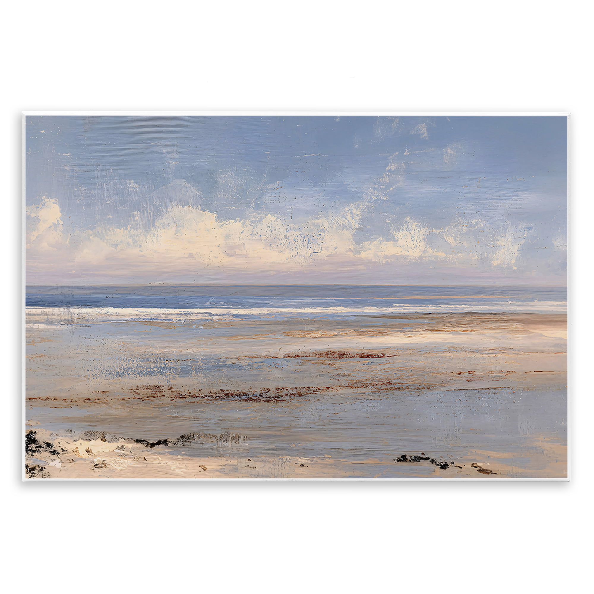 Stupell Industries Rustic Ocean Horizon Impression Wall Plaque Art, design by Jacky Ngan