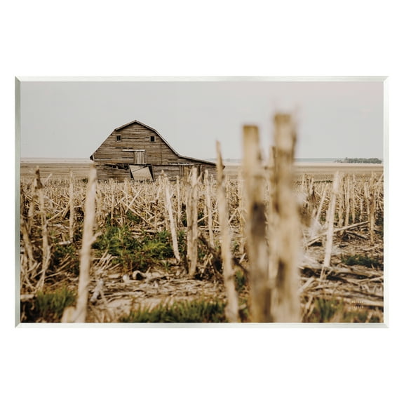 Stupell Industries Rustic Old Barn Landscape Photography Unframed Art Print Wall Art, 19 x 13