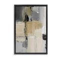 thumbnail image 1 of Stupell Industries Contemporary Rustic Organic Abstraction Black Floating Frame Canvas Art, 17 x 25, by Lanie Loreth, 1 of 8
