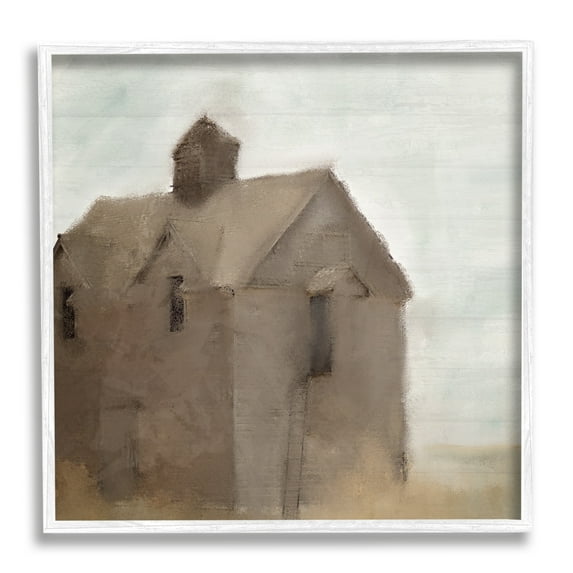Stupell Industries Rustic Painterly Brown Barn Rural Farmland , 24 x 24, Design by Kim Allen