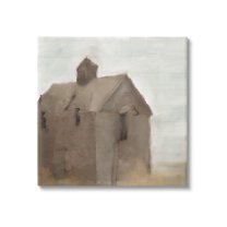Stupell Industries Rustic Painterly Brown Barn Rural Farmland , 36 x 36, Design by Kim Allen
