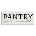 thumbnail image 1 of Stupell Industries Rustic Pantry Sign Text Groceries Dry Goods Canvas Wall Art, 48 x 20, Design by Daphne Polselli, 1 of 5