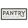 thumbnail image 1 of Stupell Industries Rustic Pantry Sign Text Groceries Dry Goods Framed Wall Art, 30 x 13, Design by Daphne Polselli, 1 of 8