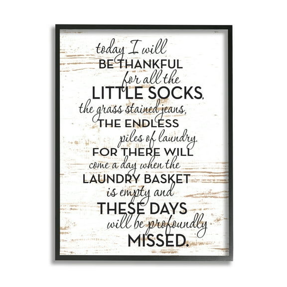 Stupell Industries Rustic Parenthood Phrase Inspirational Painting Black Framed Art Print Wall Art, 11 x 14