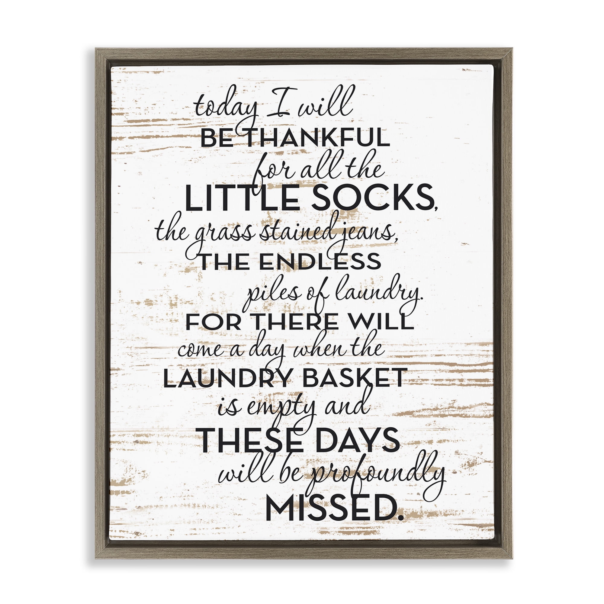 Stupell Industries Rustic Parenthood Phrase Inspirational Painting Brown Floater Framed Canvas Art Print Wall Art, 25 x 31