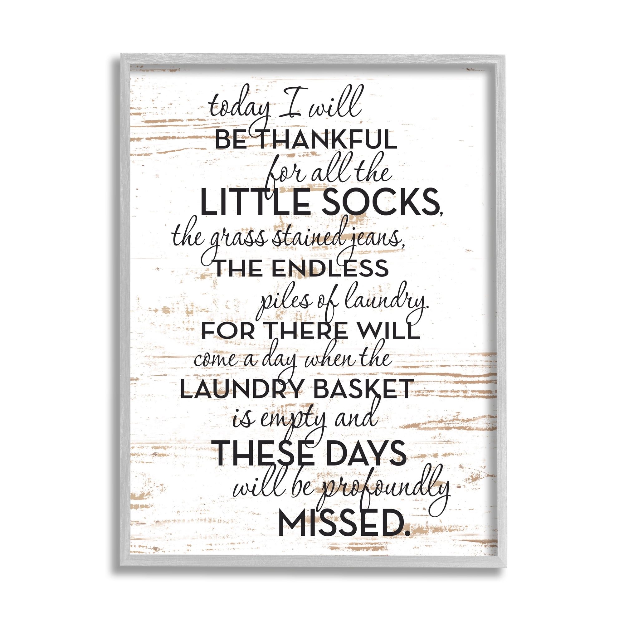 Stupell Industries Rustic Parenthood Phrase Inspirational Painting Gray Framed Art Print Wall Art, 11 x 14
