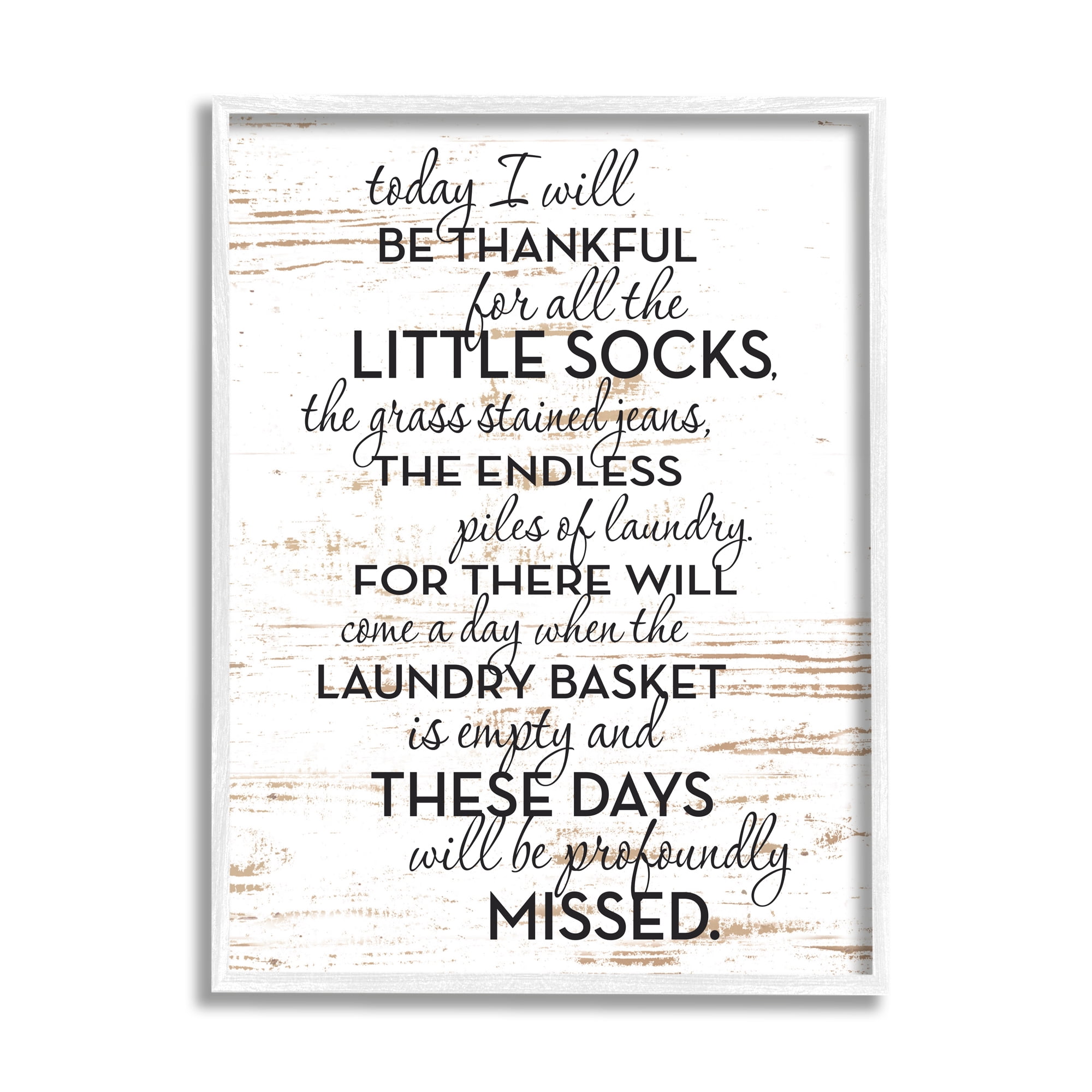 Stupell Industries Rustic Parenthood Phrase Inspirational Painting White Framed Art Print Wall Art, 11 x 14