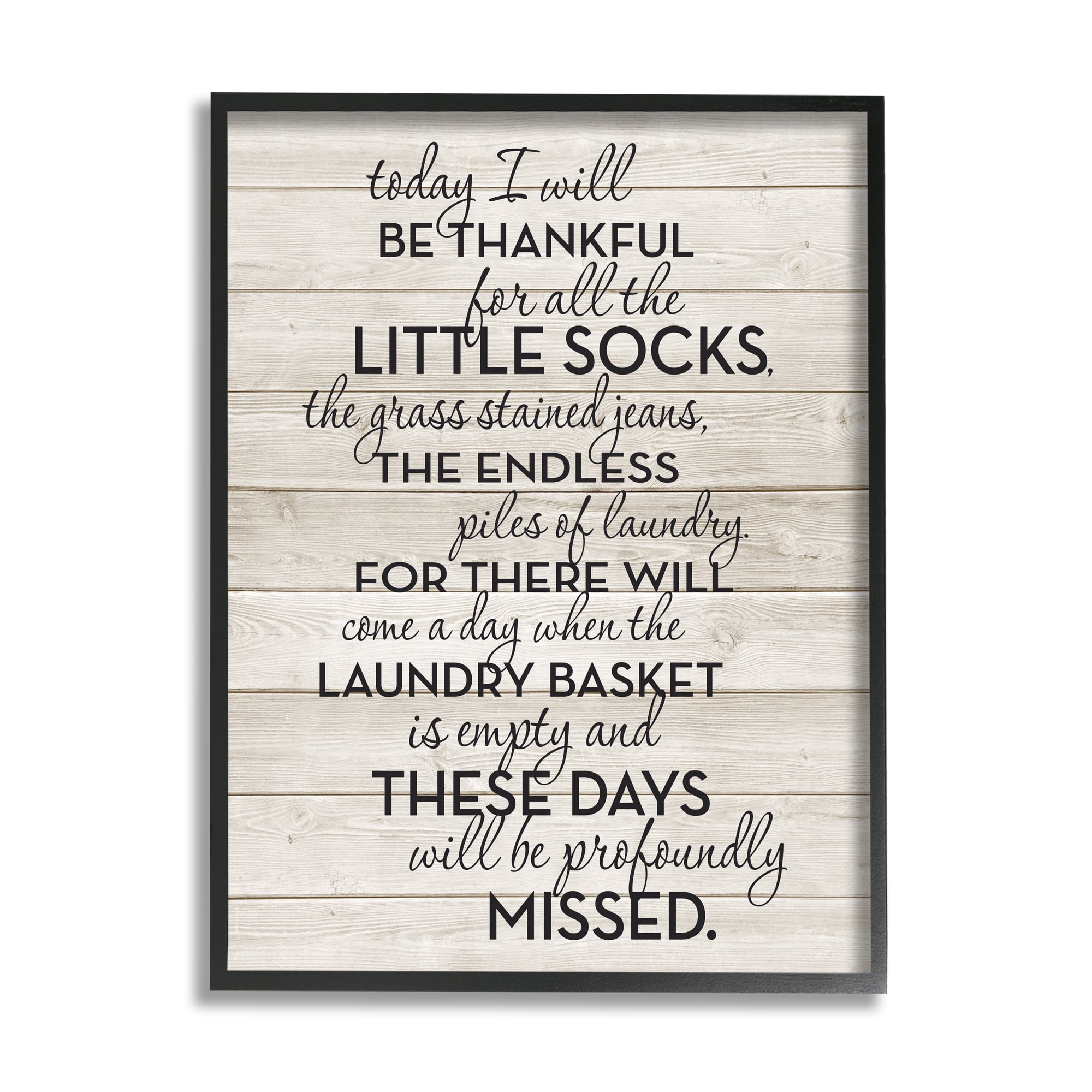 Stupell Industries Rustic Parenting Phrase Inspirational Painting Black Framed Art Print Wall Art, 24 x 30