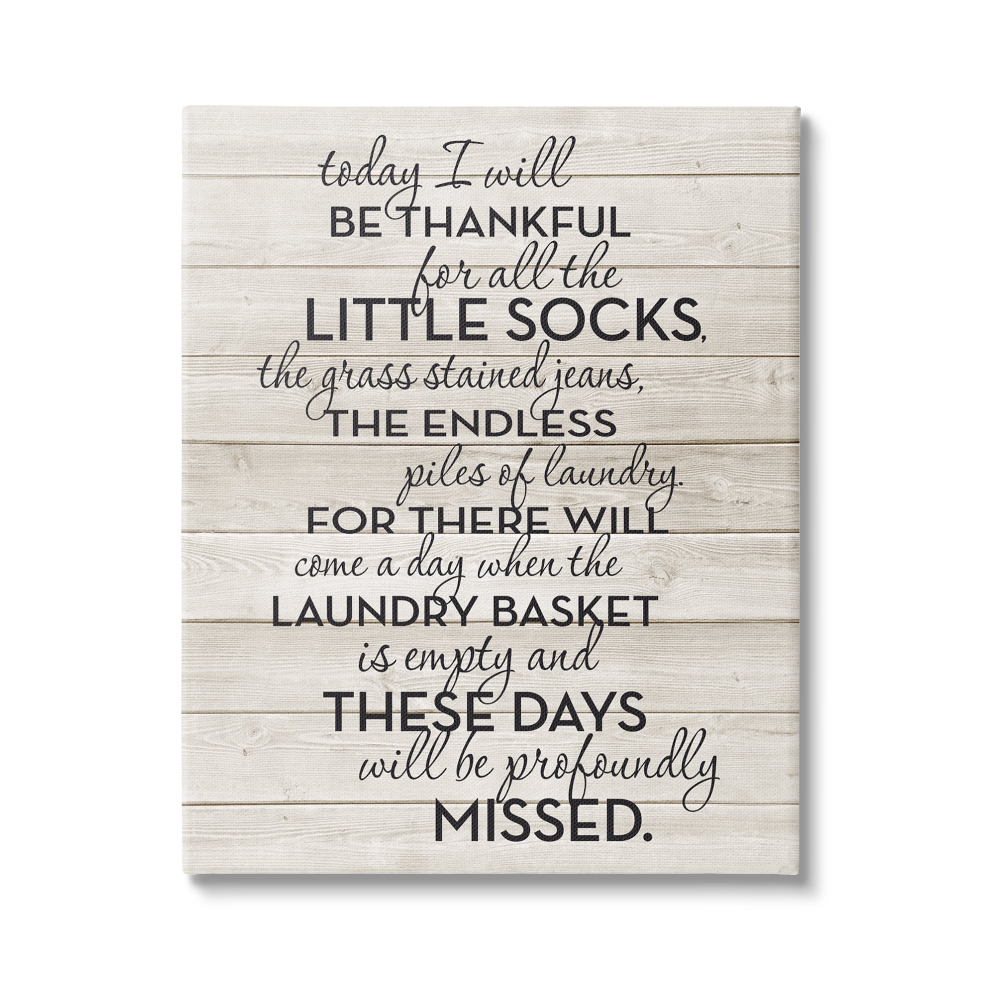 Stupell Industries Rustic Parenting Phrase Inspirational Painting Gallery Wrapped Canvas Art Print Wall Art, 16 x 20