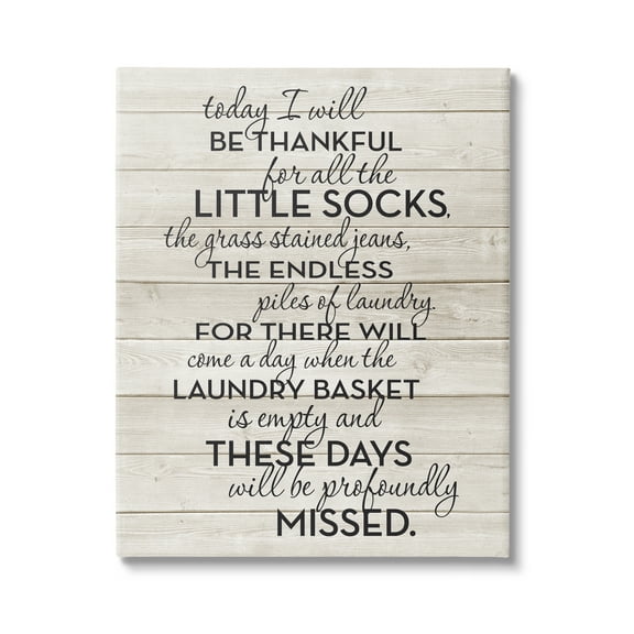 Stupell Industries Rustic Parenting Phrase Inspirational Painting Gallery Wrapped Canvas Art Print Wall Art, 16 x 20