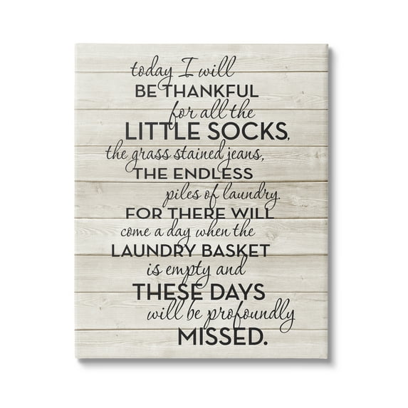 Stupell Industries Rustic Parenting Phrase Inspirational Painting Gallery Wrapped Canvas Art Print Wall Art, 30 x 40